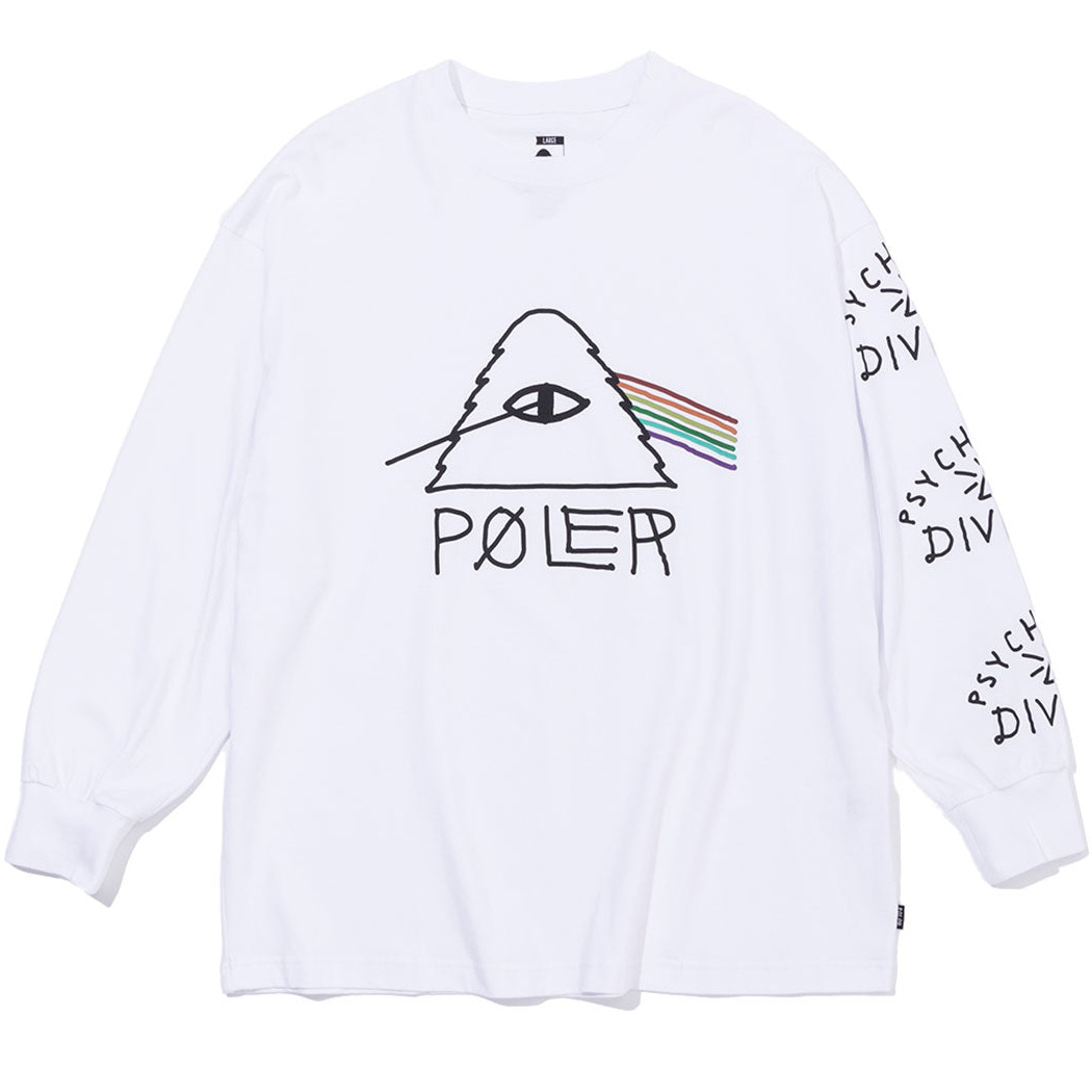 POLeR PSYCHEDELIC RELAX FIT L/S TEE 長袖 ポーラー Tシャツ ロ...