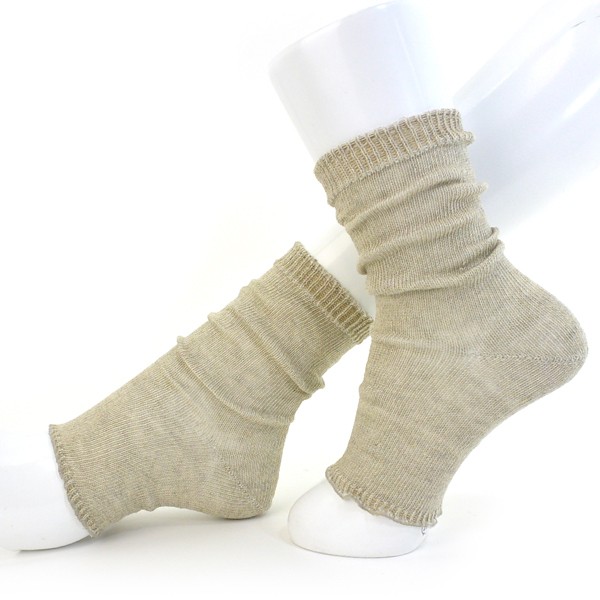 靴下 Small Stone Socks スモールストーンソックス 麻（リネン） 90% サンダルソ...