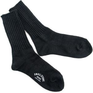 靴下 Small Stone Socks リネン混 2x2 リブソックス