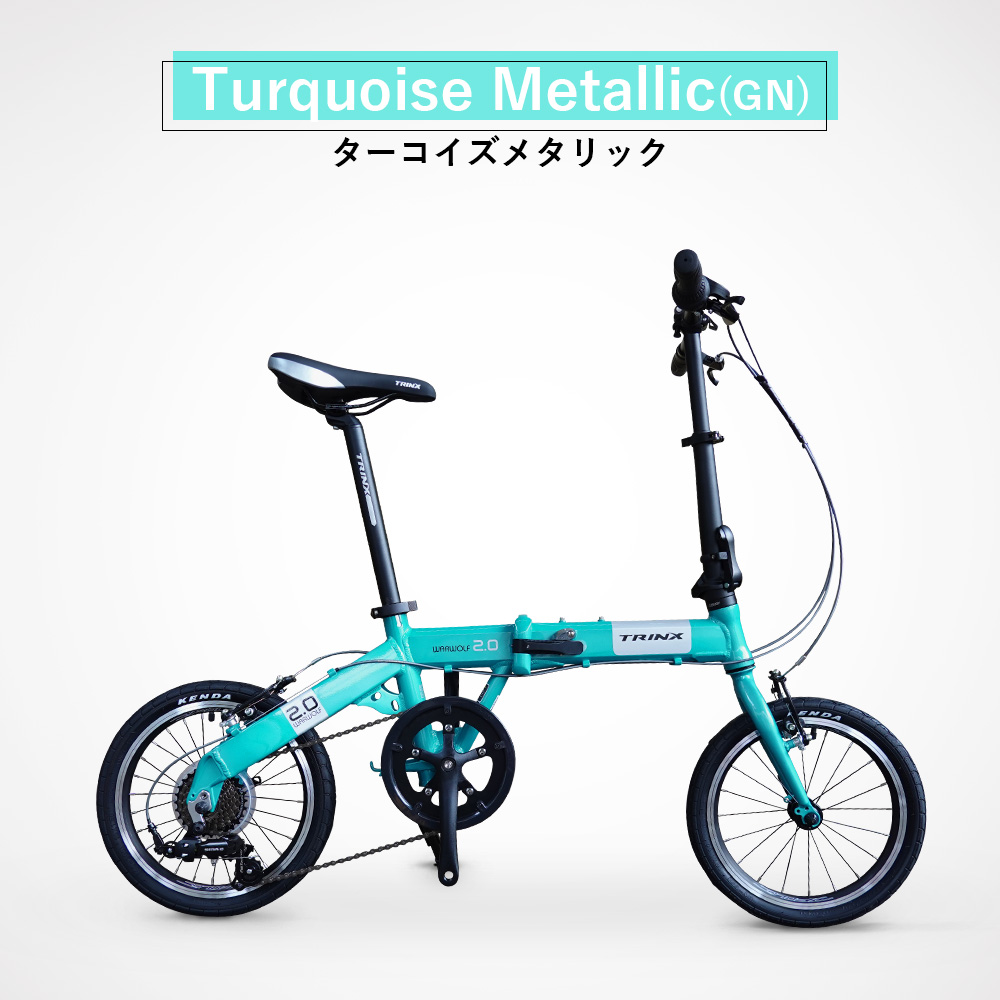 折りたたみ式 小径車 16インチ 軽量 コンパクト 超小型 折り畳み 自転車 7速 車載 収納便利 TRINX WARWOLF 2.0 ...