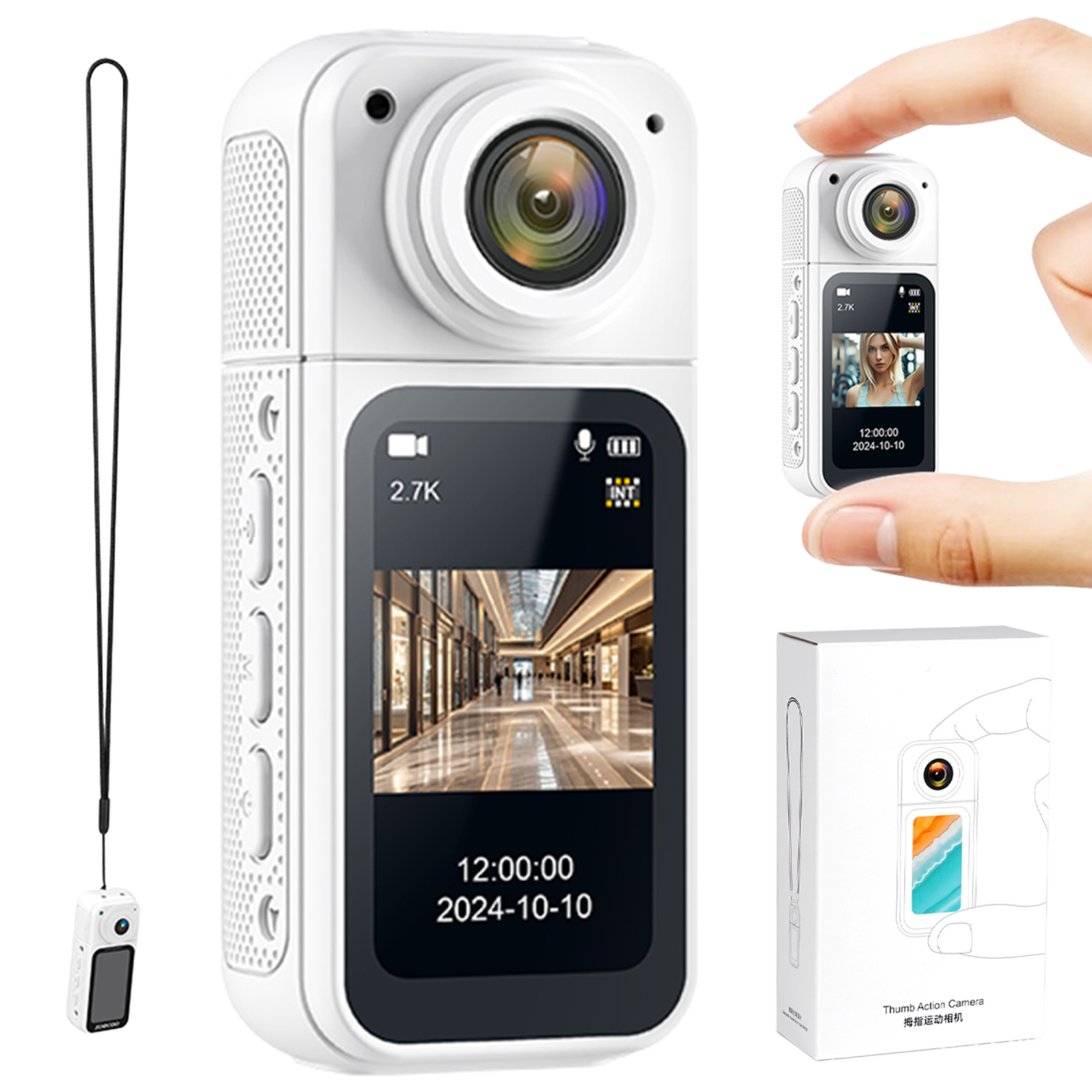 アクションカメラ 小型 安い 小型カメラ wifi 超広角デジカメ リアルタイム バイク 動画撮影 Vlog ONE STEP | ONE STEP | 02