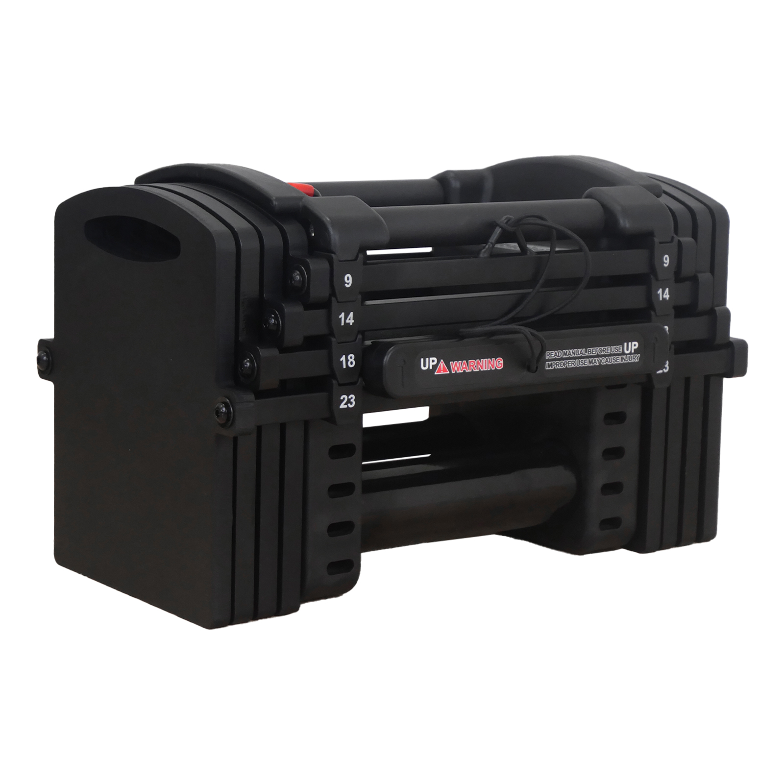 TOP FILM ブロックダンベル ダンベル 可変式 23kg 12段階調節 5kg 15kg