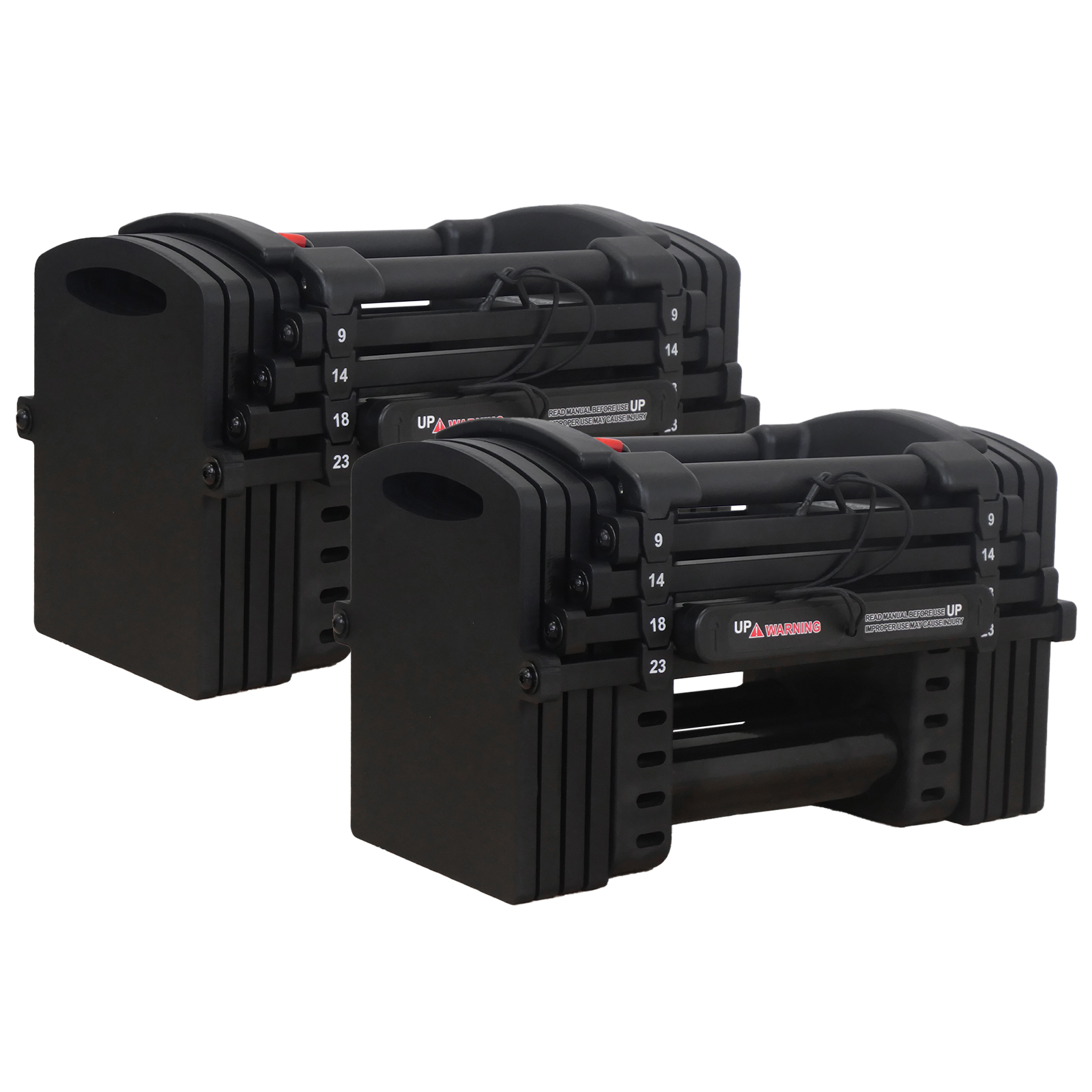 TOP FILM ブロックダンベル 可変式ダンベル 23kg 20kg 10kg 2個セット