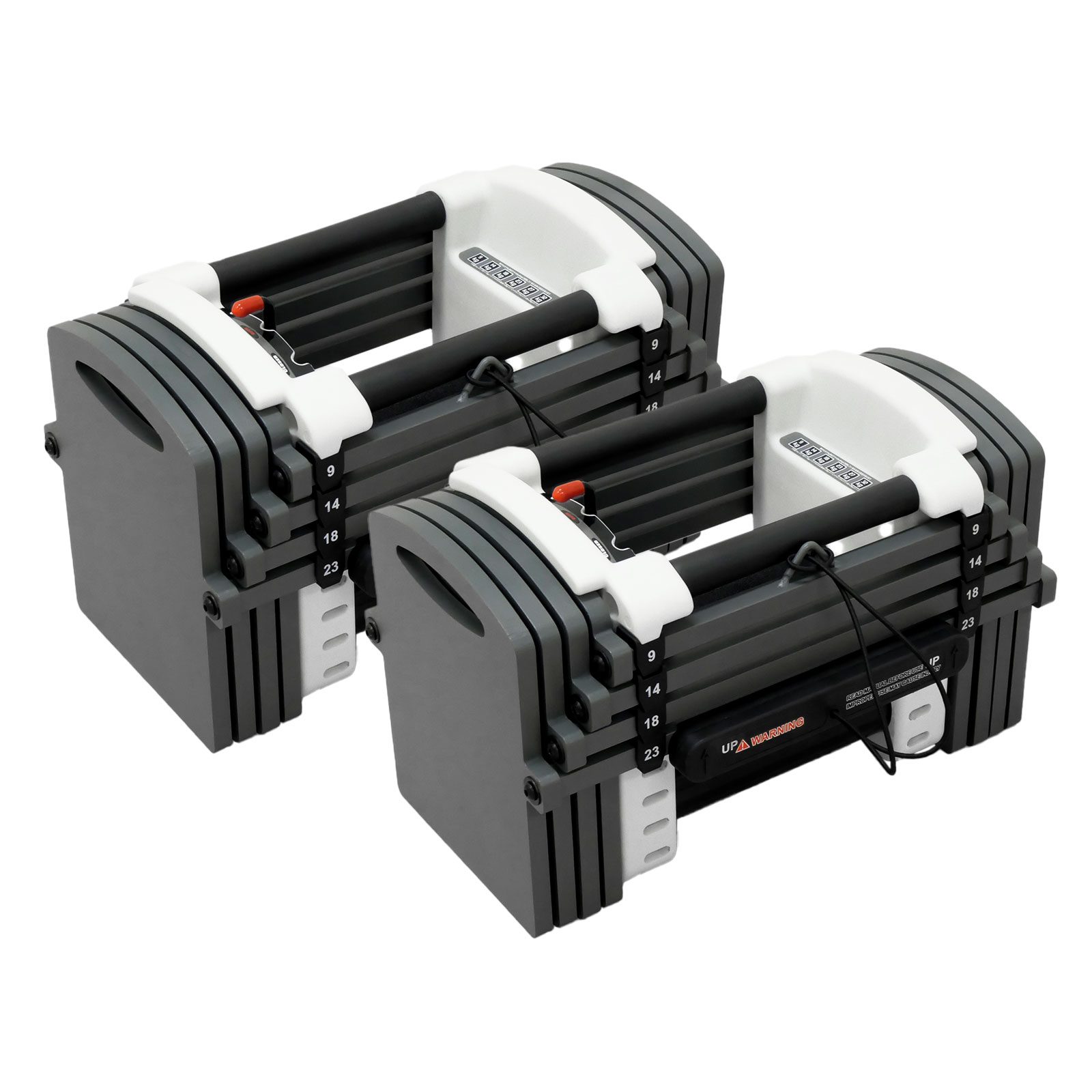 TOP FILM ブロックダンベル 可変式ダンベル 23kg 20kg 10kg 2個セット