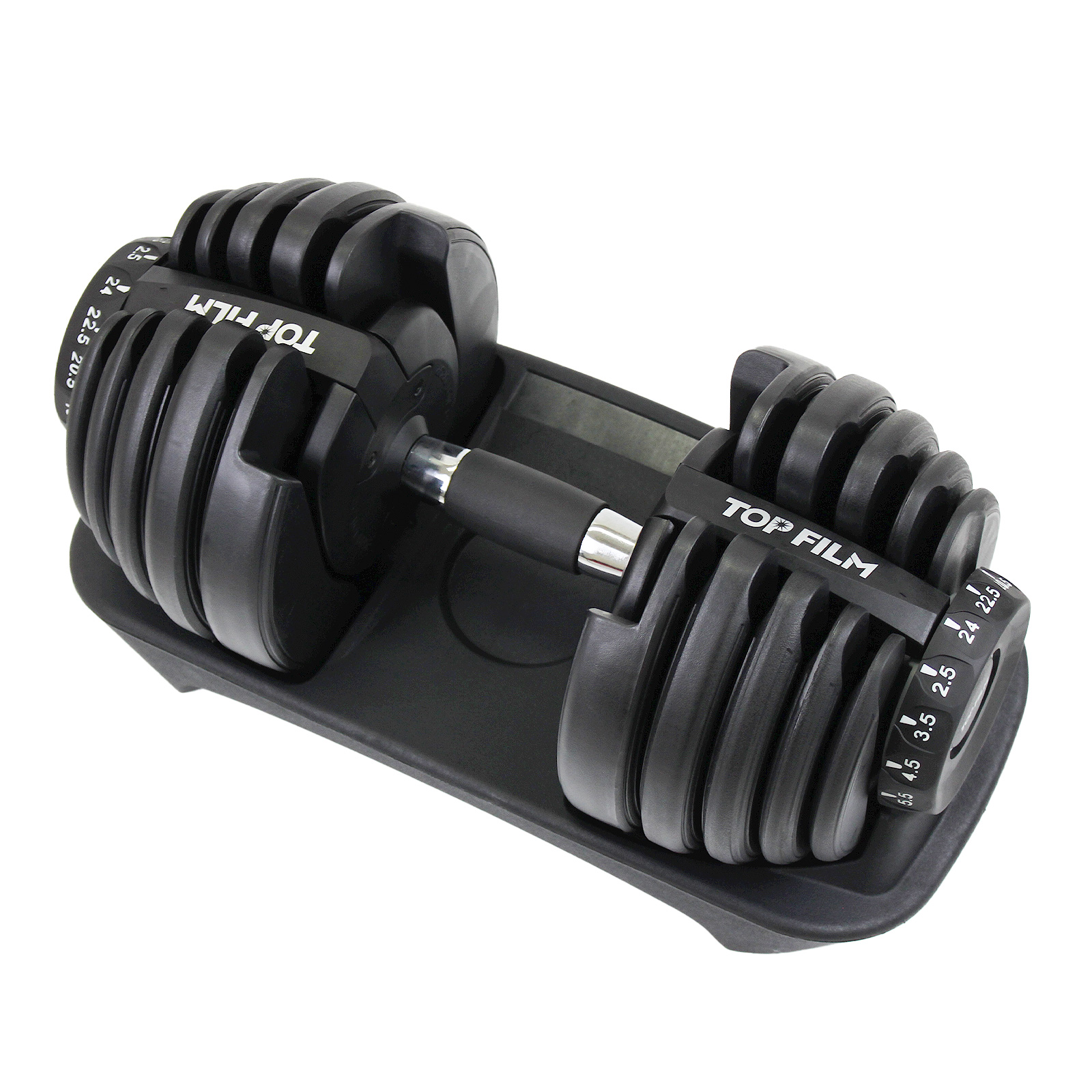 TOP FILM ダンベル 可変式 24kg 重量調節 15段階調節 多機能 可変式