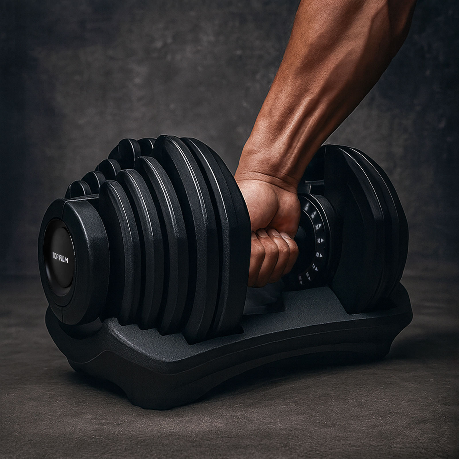 可変式ダンベル 40kg 17段階調整 TOP FILM ダンベル 可変式 40kg 重量調節 17段階調節 可変式ダンベル