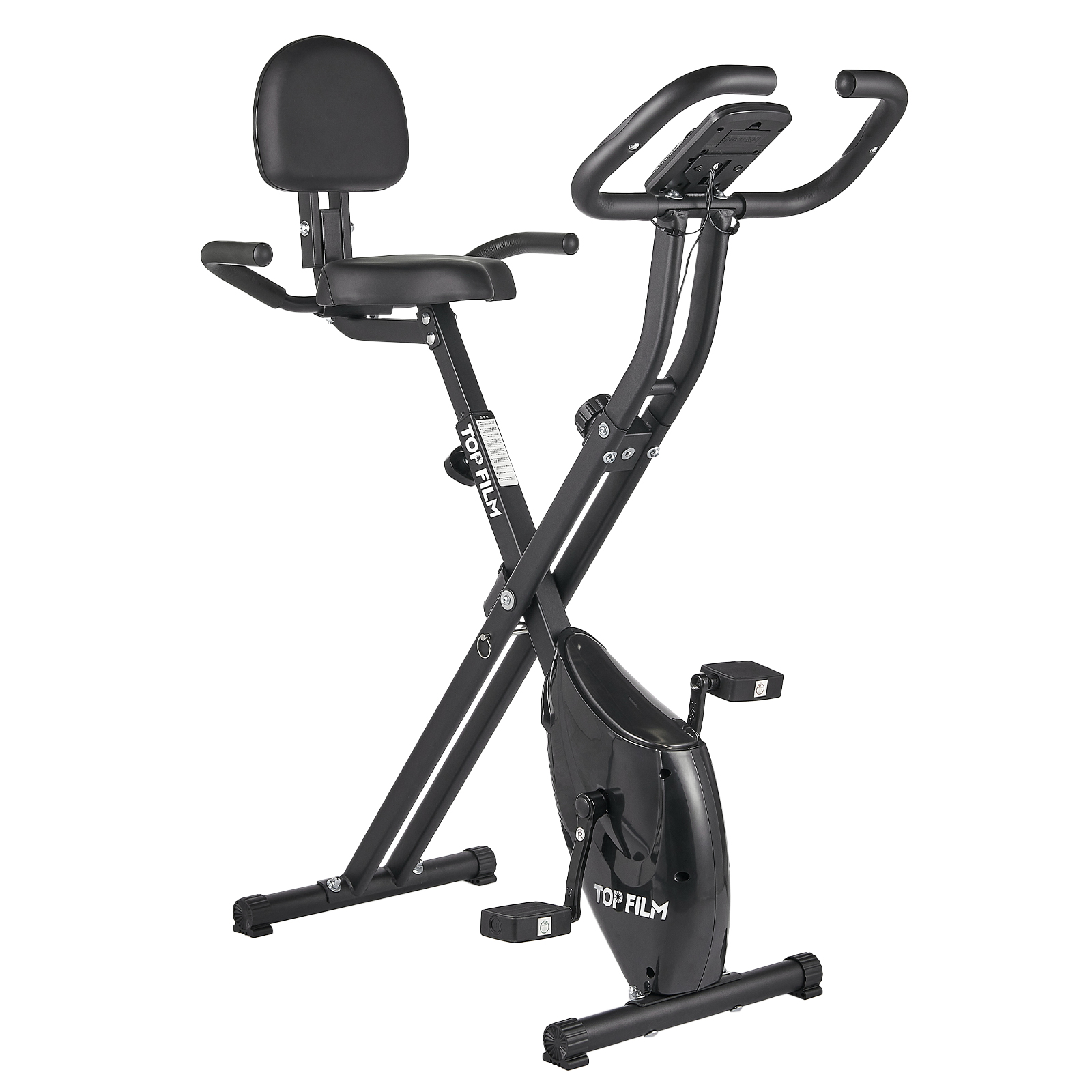 TOP FILM エアロバイク 家庭用 心拍数 サドル 静音 フィットネスバイク