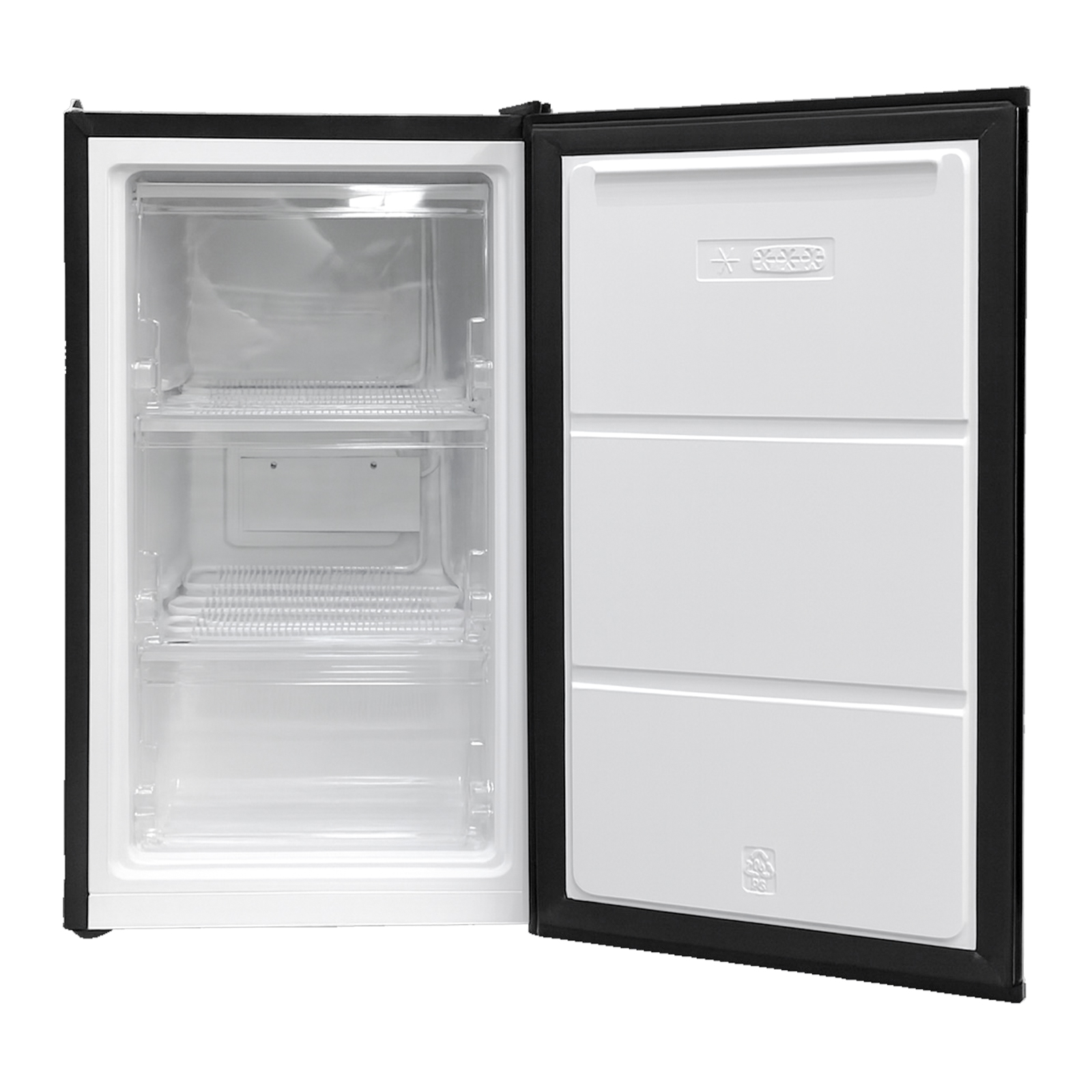 ONE STEP 冷凍庫 小型 家庭用 幅40cm 高さ80cm 60L ONE STEP ブラック