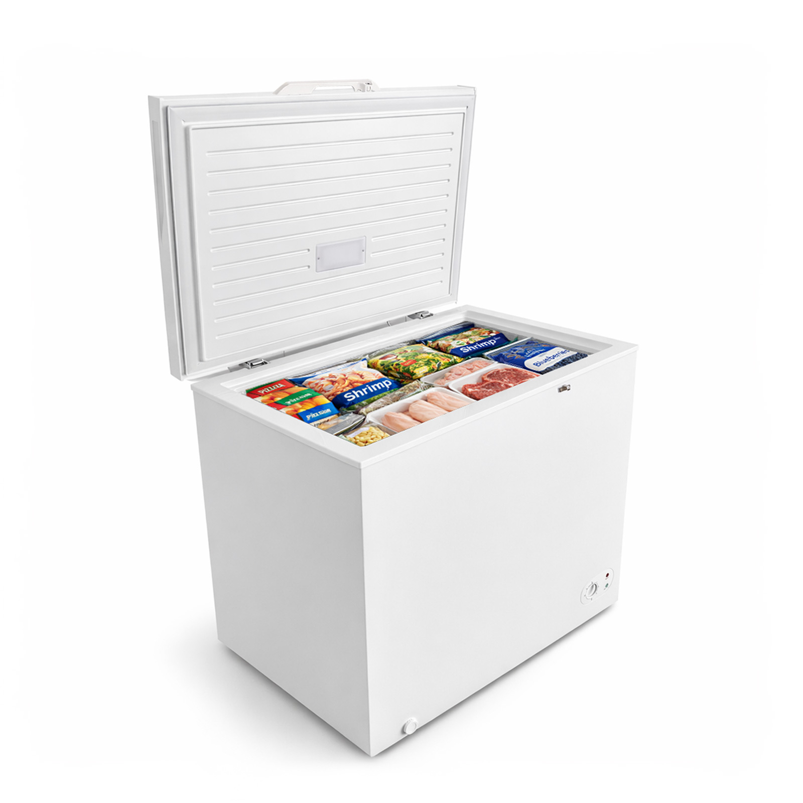 ONE STEP 冷凍庫 上開き 冷蔵庫 200L バスケット付き 鍵付き 冷凍