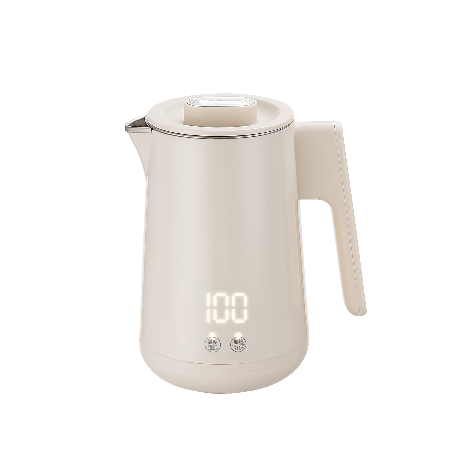 電気ポット 電気ケトル 800ml 小型 電子ケトル 温度設定 湯沸かしポット 保温 湯沸し器 800w ONE STEP 2月下旬頃入荷予定 | ONE STEP | 02