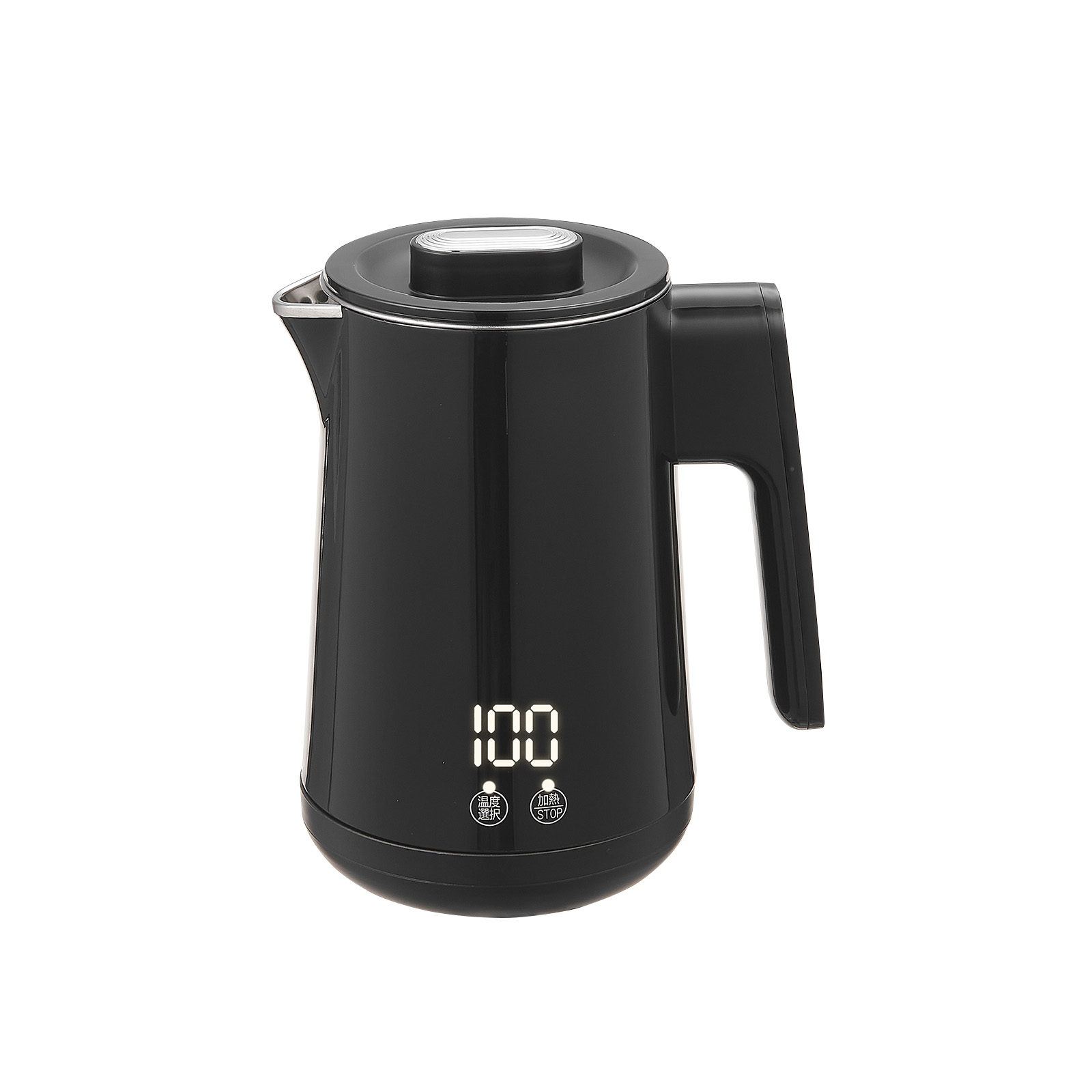 電気ポット 電気ケトル 800ml 小型 電子ケトル 温度設定 湯沸かしポット 保温 湯沸し器 800w ONE STEP 2月下旬頃入荷予定 | ONE STEP | 01