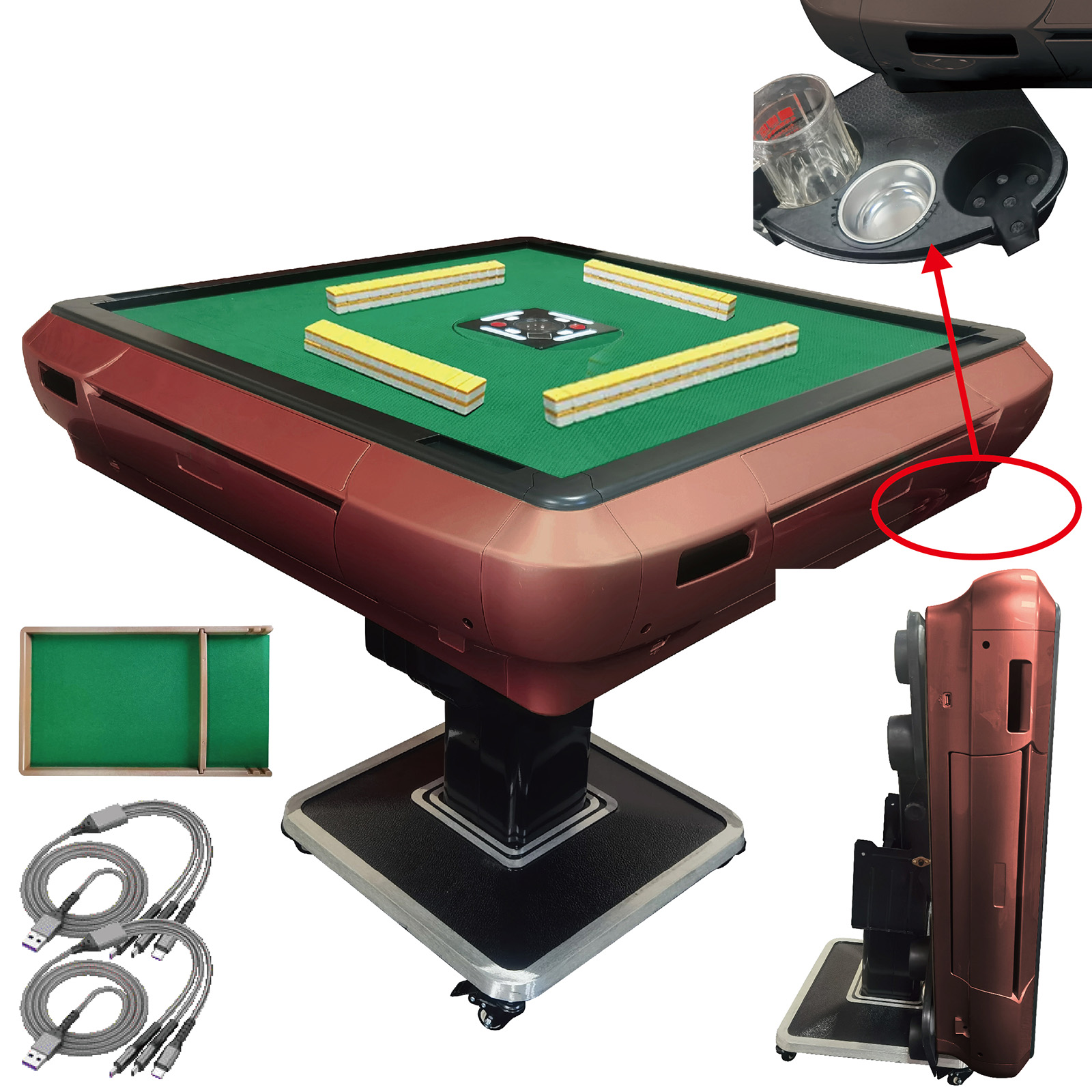 雀鳳（JONGHO） 全自動麻雀卓 家庭用 28mm 33mm 麻雀卓 全自動