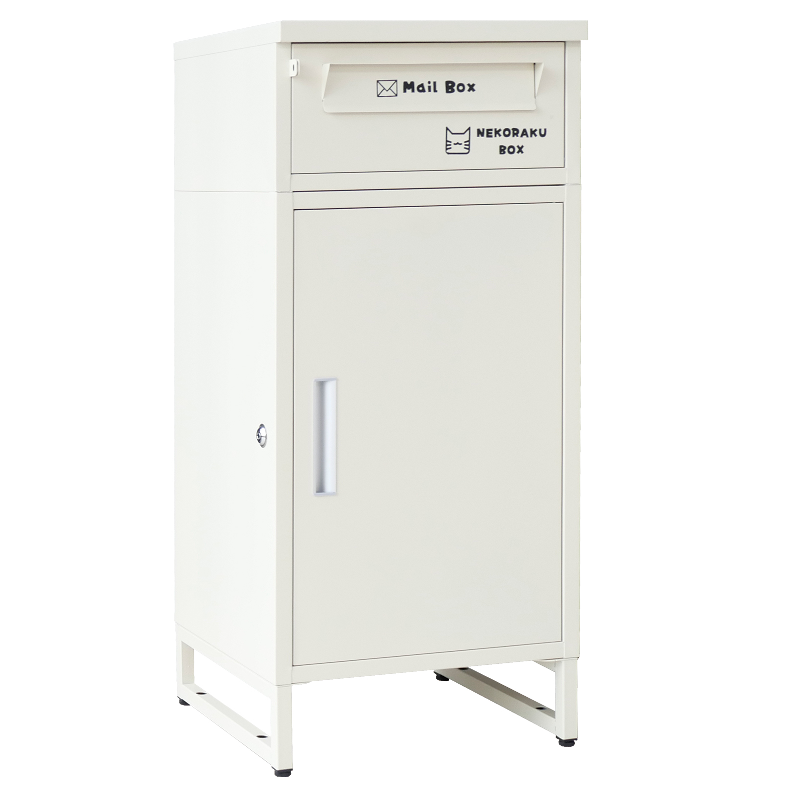 宅配ボックス 戸建 ポスト 2段 防水 屋外 大容量 両開き ポスト一体型 簡単設置  複数投函 置き配 盗難防止 SKK | SKK | 01