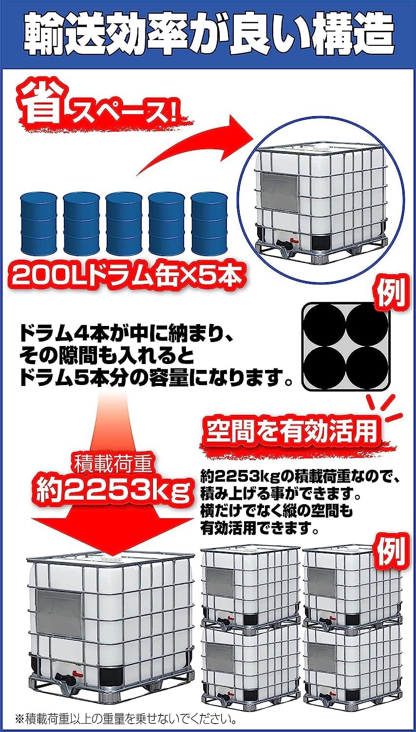 ONE STEP 貯水タンク 業務用 1000L 水タンク 雨水タンク 大型 大型