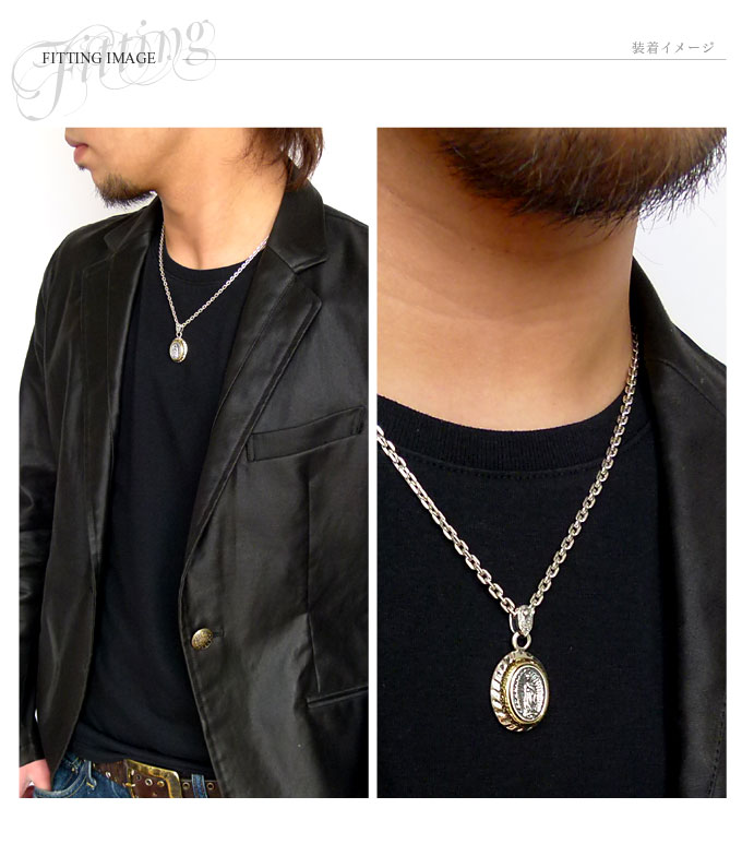 メンズアクセ マリア ネックレス・ペンダント メンズ メキシカン