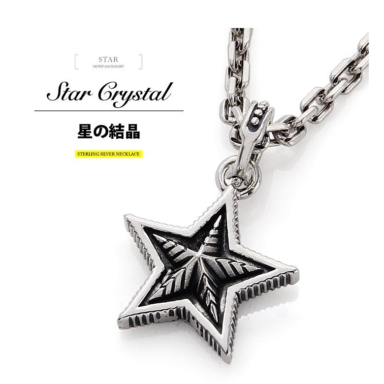 限定セール -SALE 美しい造形美の星 pe2140-ch ネックレス シルバーアクセサリー アクセサリー