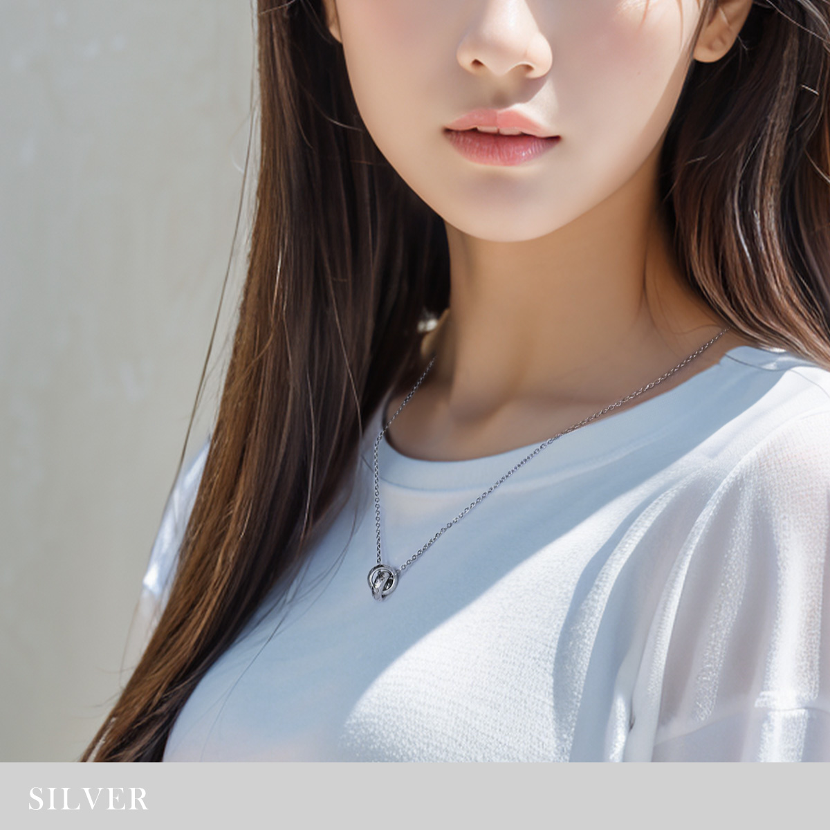 ネックレス 金属アレルギー対応 ハワイアンジュエリー シルバー925 ハワイアン アクセサリー 波 リング pe2247 |  | 07