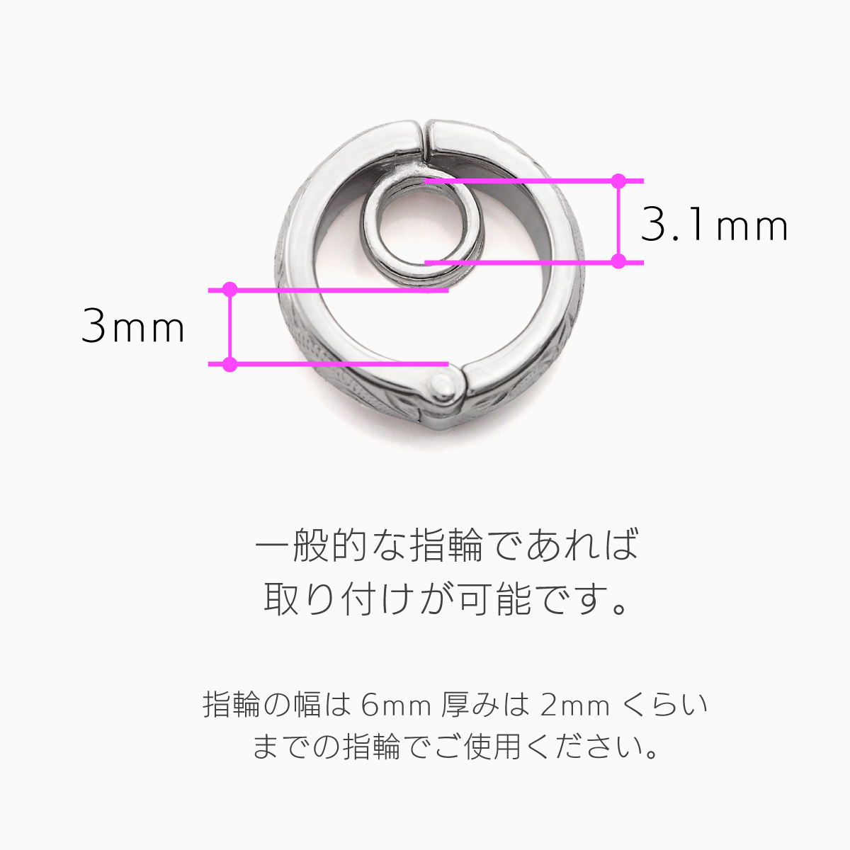 ネックレス シルバー925 ハワイアン アクセサリー pe2250  50cm+5cm(アジャスター)のステンレスチェーン付き |  | 12