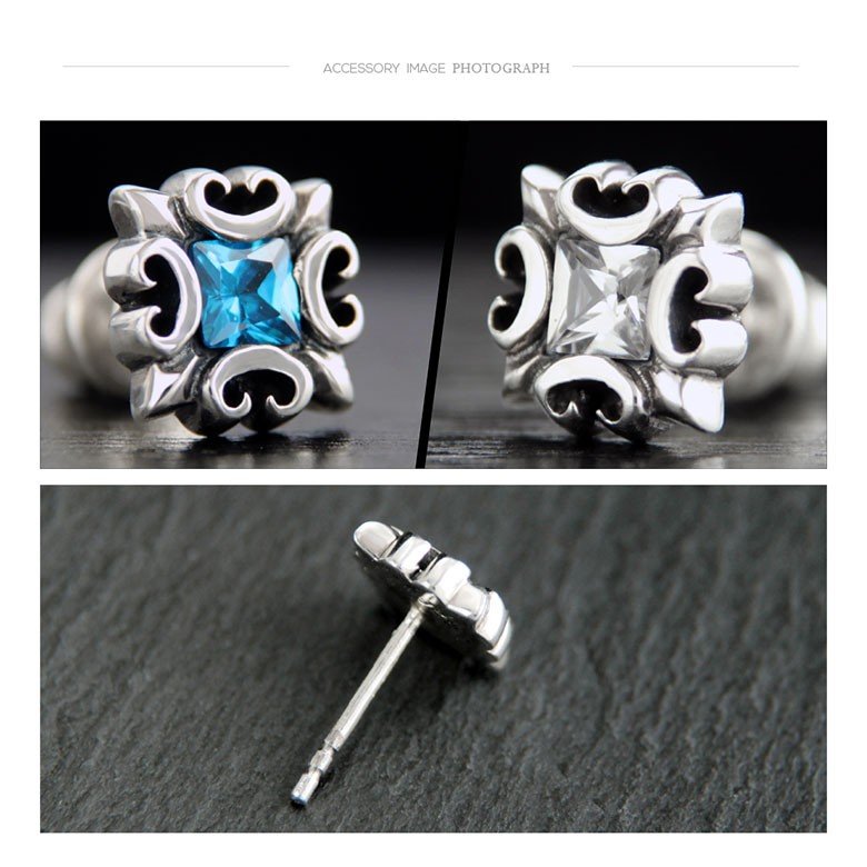 シルバーピアス pi0515 シルバーアクセサリー 片耳用ピアス メンズ 星