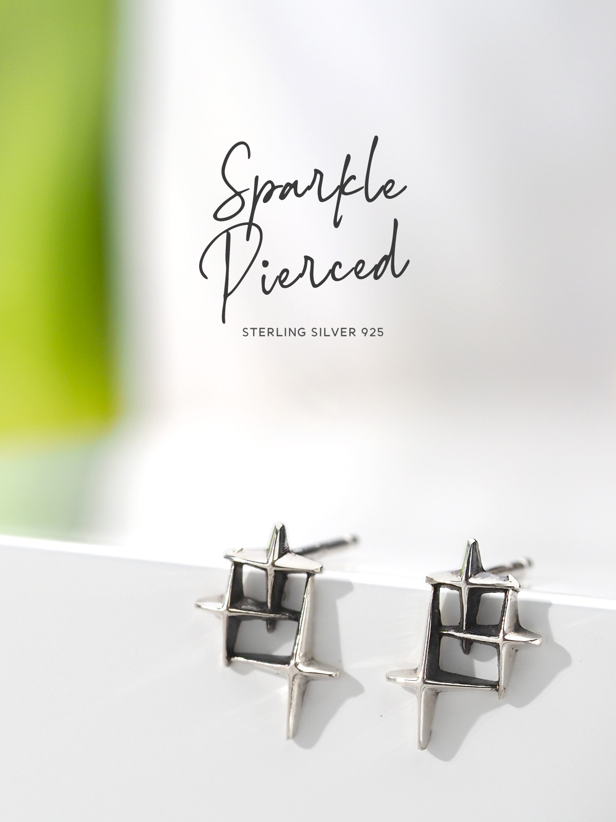 メンズ ピアス シルバー925 光 pi0587 光の輝き 片耳用売り : シルバー