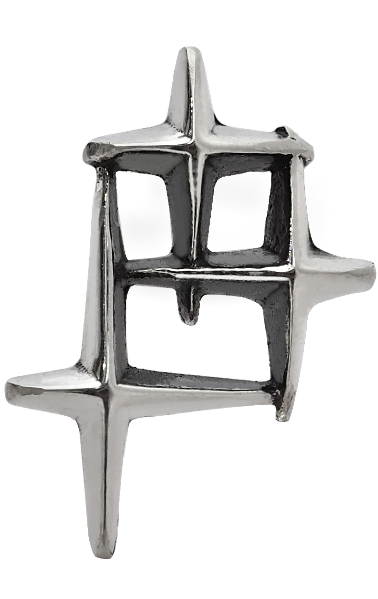 メンズ ピアス シルバー925 光 pi0587 光の輝き 片耳用売り : シルバー