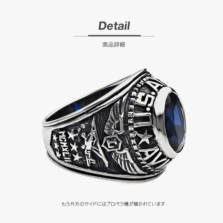 楽天市場】シルバー ピンキーリング 天然石 カレッジリング