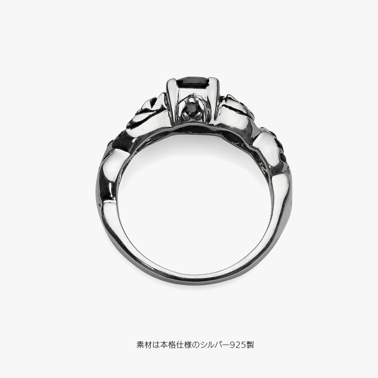 リング 指輪 シルバー925 薔薇 バラ アクセサリー r0866 誇り