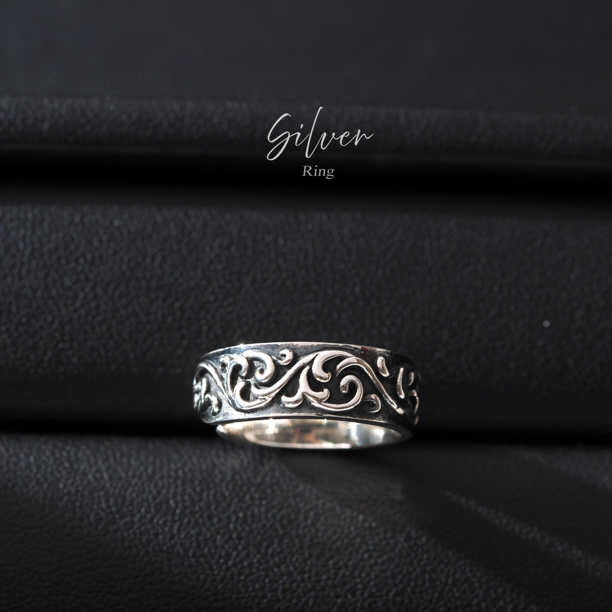 リング 指輪 シルバー925 メンズ アラベスク アクセサリー 唐草 r0881