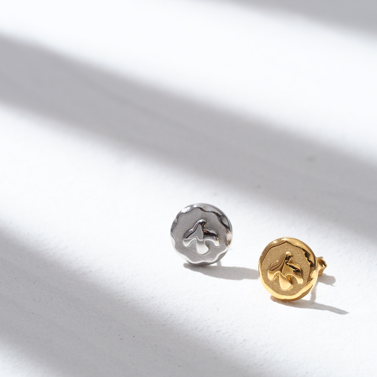 ピアス ステンレス メンズ イーグル  ネイティブアメリカン ゴールド シルバー アクセサリー spi0103 片耳用 |  | 06