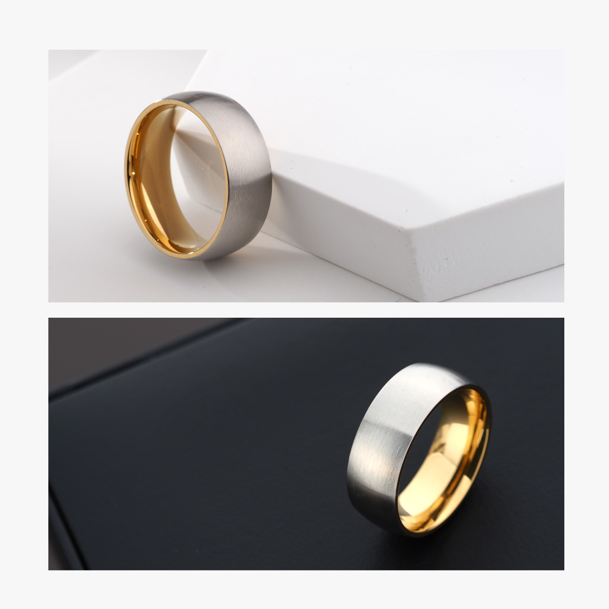 リング 指輪 ステンレス メンズ レディース インナーカラー アクセサリー 内側 ステンレスリング sr0169 |  | 13