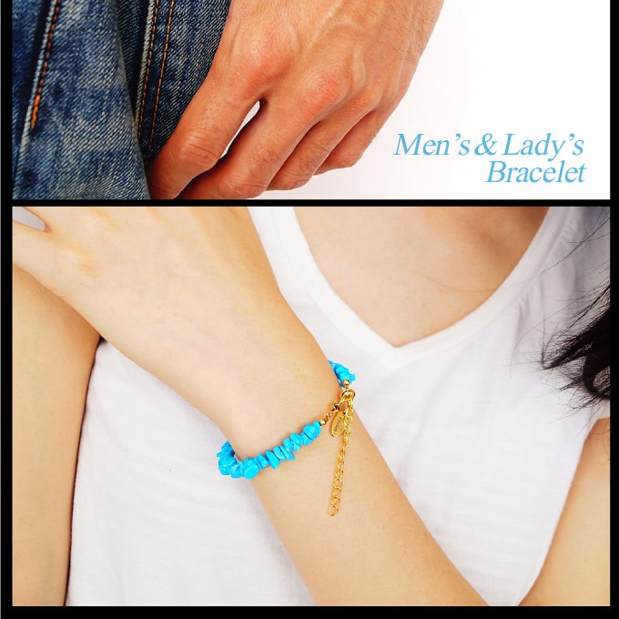ブレスレット ターコイズ メンズ レディース ゴールド Vocca vobr0009