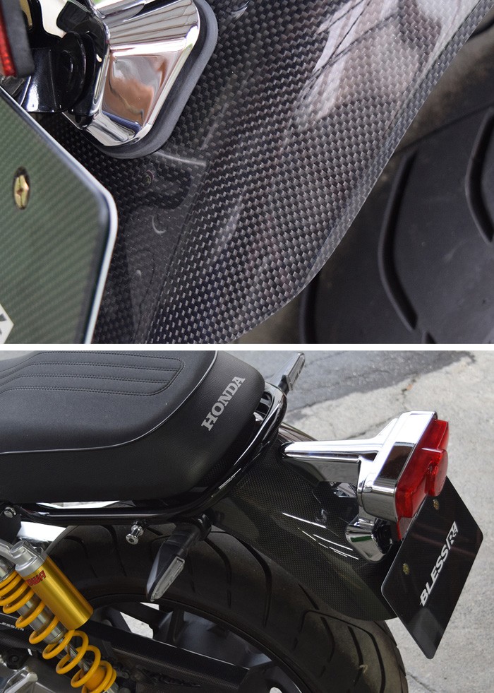 CB1100RS【HONDA】カーボン・リアフェンダーカバー BLESS R's【光沢