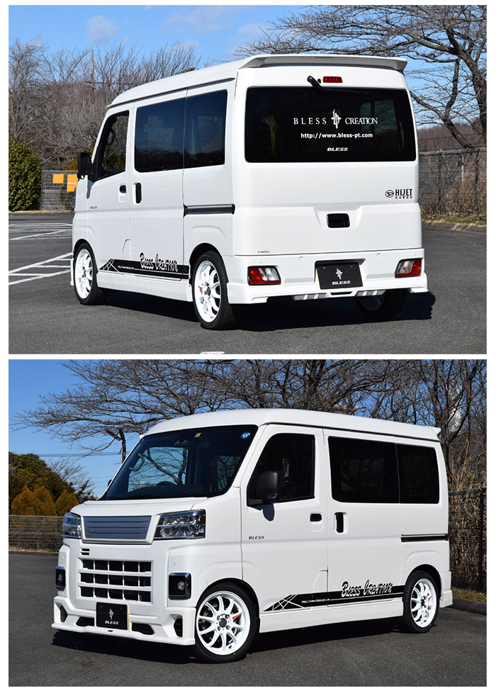 ダイハツ アトレー【S700V S710V】　ルーフエンドスポイラー【ホワイト】 ダイハツ アトレー【S700V S710V】ルーフエンドスポイラー