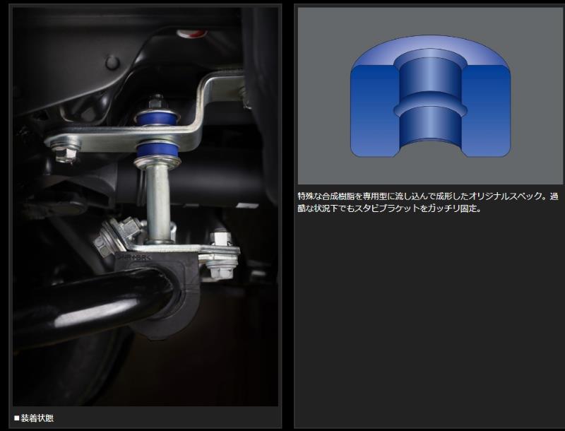 Genb 玄武 ハードスタビリンクブッシュ □ハイエース TRH/KDH/GDH200系