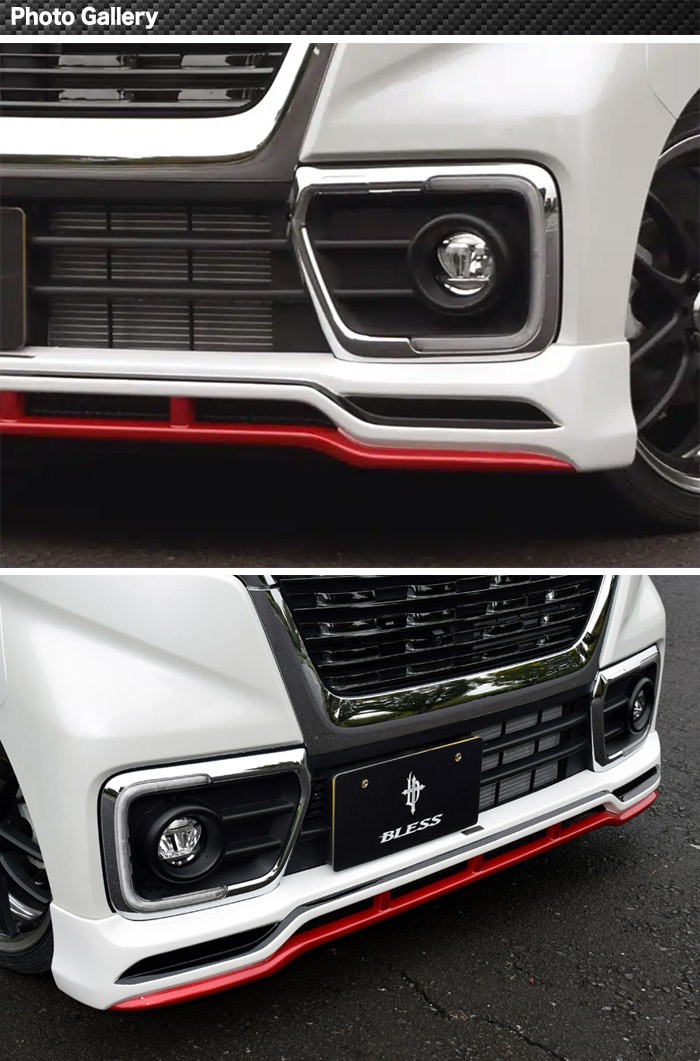 フロントサイド・ルーバー：スペーシア・カスタム【MK53S】☆無