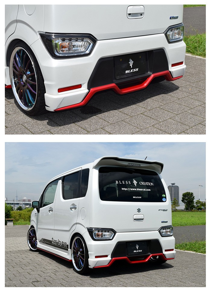 mh55s　ワゴンRスティングレー　ファブレスフロントグリル ファブレス(FABULOUS) フロントグリル【クロームメッキ調】 MH55S