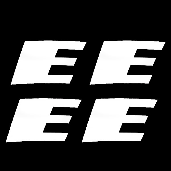 タイヤステッカー 4枚入り 【A〜Z】 TIRE STICKERS DIY LETTERING