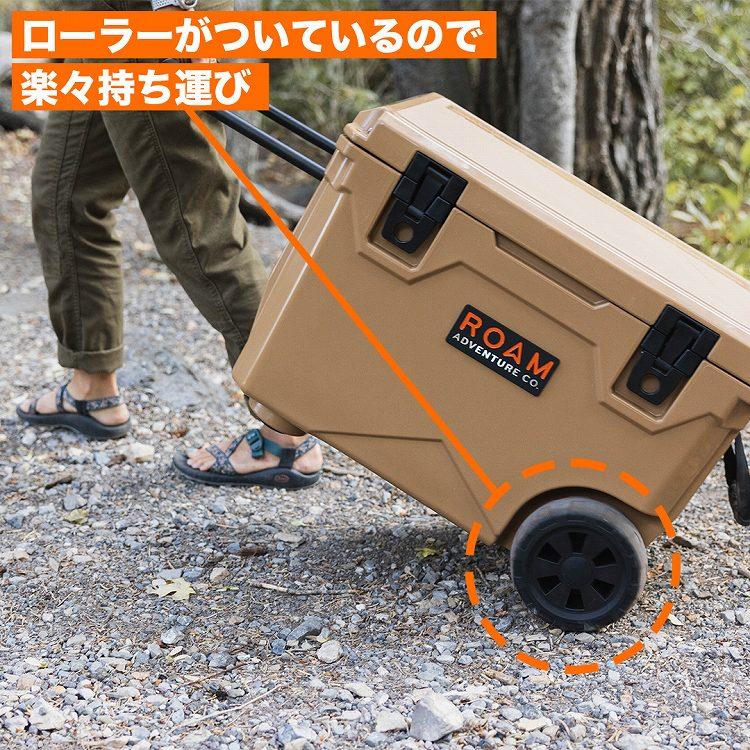 在庫処分 ROAM ADVENTURE RUGGED COOLER 75QT ROLLING スレート ラギットクーラー ローリング 75クォート 約71リットル ローム 在庫処分特価】ROAM ADVENTURE CO. RUGGED COOLER 75QT ROLLING