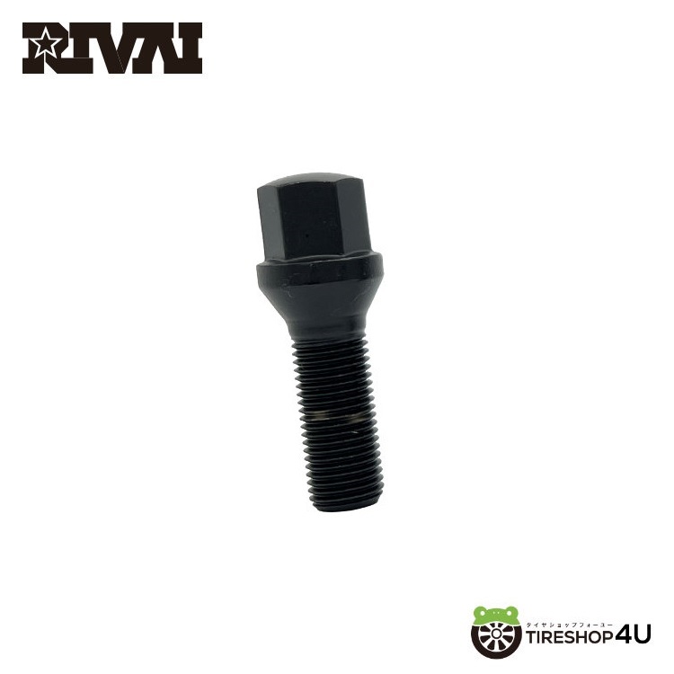 選べる2色 1台分 20本 RIVAI 17HEX ボルト BMW 5シリーズ 2017年2月〜 G30 / G31 M14xP1.25 27mm テーパー クローム ブラック 純正対応 | RIVAI | 02
