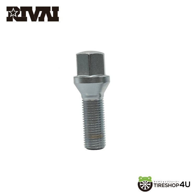 選べる2色 1台分 20本 RIVAI 17HEX ボルト BMW 5シリーズ 2017年2月〜 G30 / G31 M14xP1.25 27mm テーパー クローム ブラック 純正対応 | RIVAI | 01