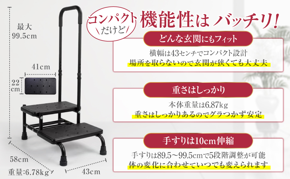 コンパクトだけど機能性への妥協はなし