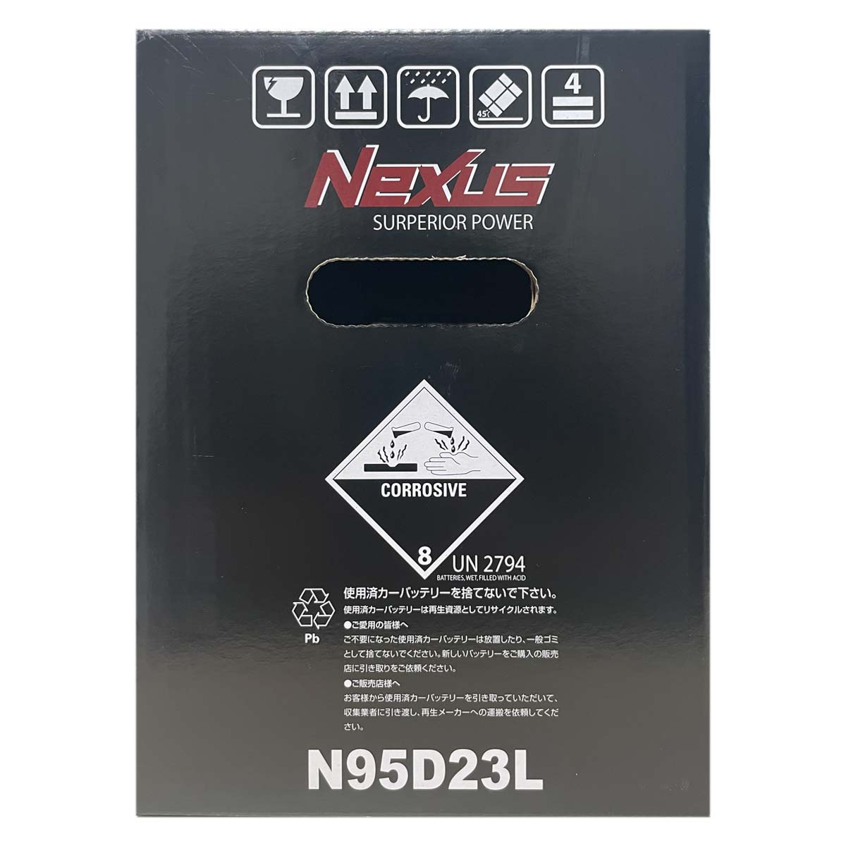 バッテリー NEXUS N95D23L スバル インプレッサ XV DBA-GH3 平成22年6
