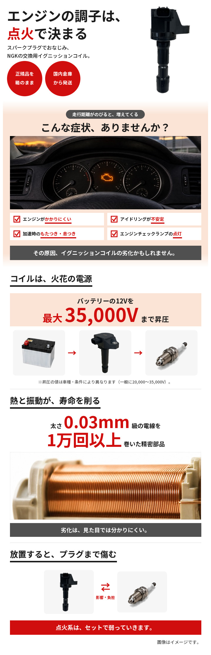 NGK イグニッションコイル U5386 3本 トヨタ ピクシスエポック LA350A