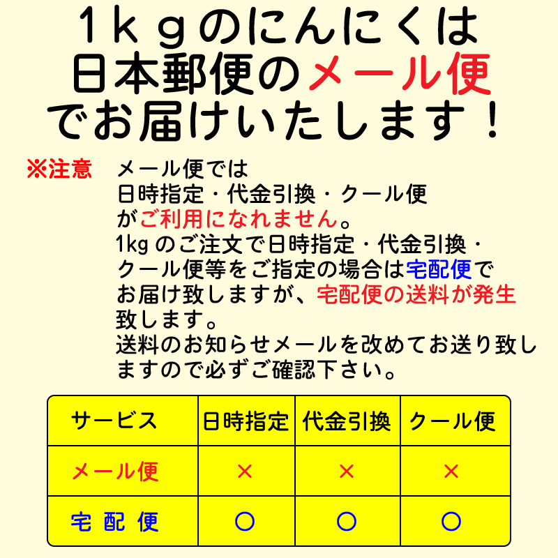 乾燥にんにく A品 Mサイズ 1kg 令和5年産 5kg以上ご購入で送料無料