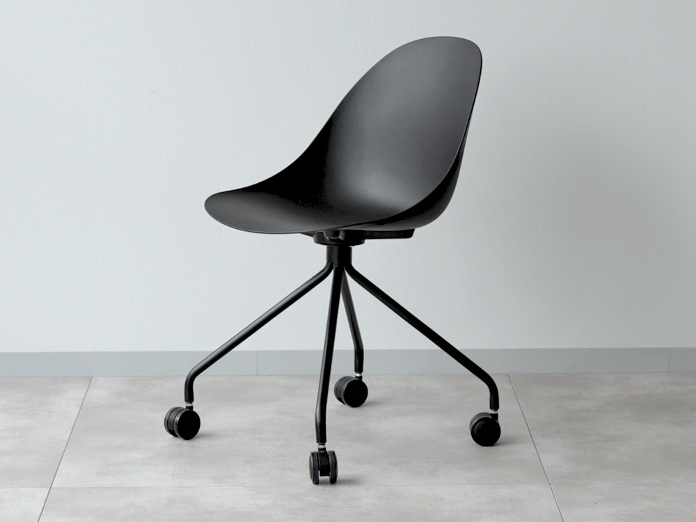 若者の大愛商品 デスクチェア おしゃれ 北欧 キャスター 疲れない 肘なし ワークチェア シェルタイプ ブラック オフィスチェア パソコンチェア テレワーク 在宅ワーク Mts 199 Discoversvg Com