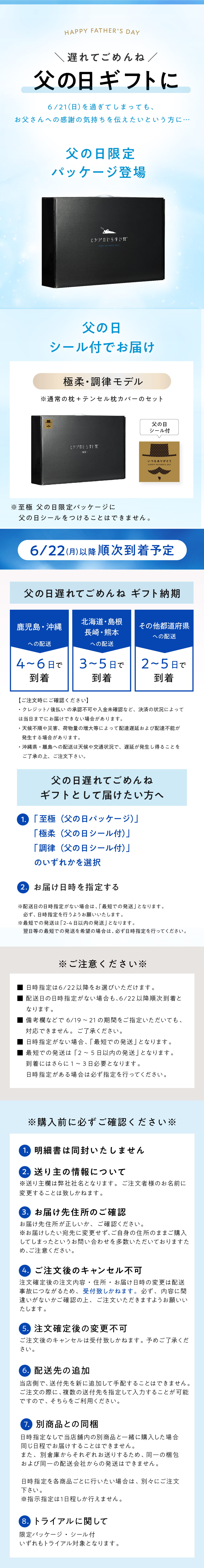 父の日遅れてごめんね納期
