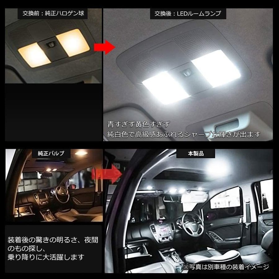 タフト ルームランプ LA900S / LA910S LED ダイハツ カスタムパーツ 専用設計 ホワイト 6000K LEDバルブ 室内灯 車内灯  3チップSMD搭載 取付簡単 一年保証 :opl205:三四郎市場 - 通販 - Yahoo!ショッピング