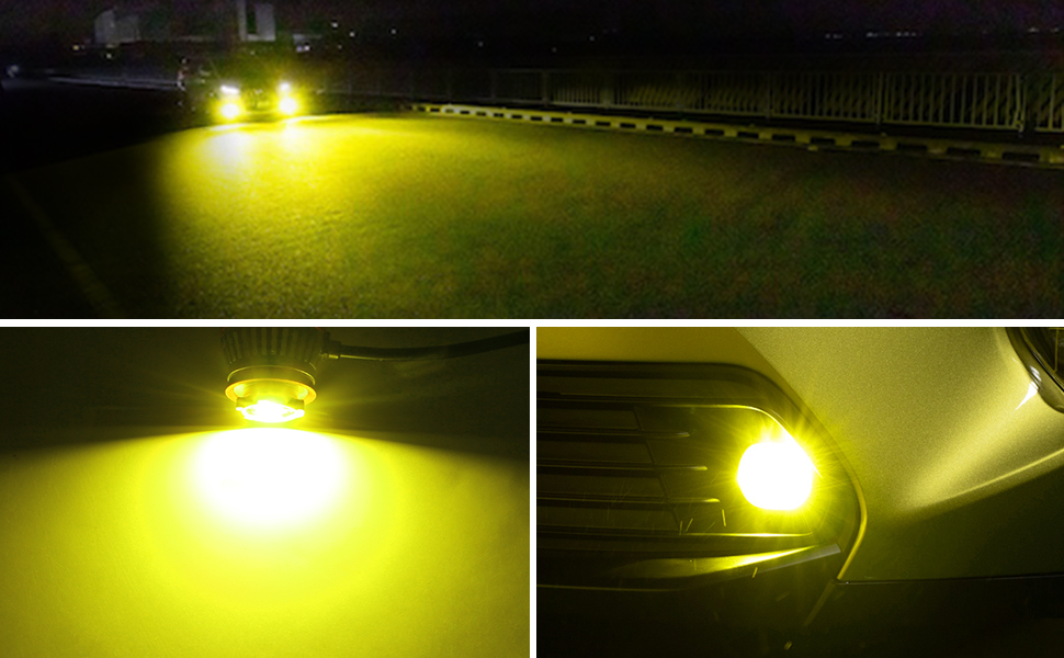 L1B LEDフォグランプ 純正LEDフォグ 交換用 OPPLIGHT 黄色 イエロー