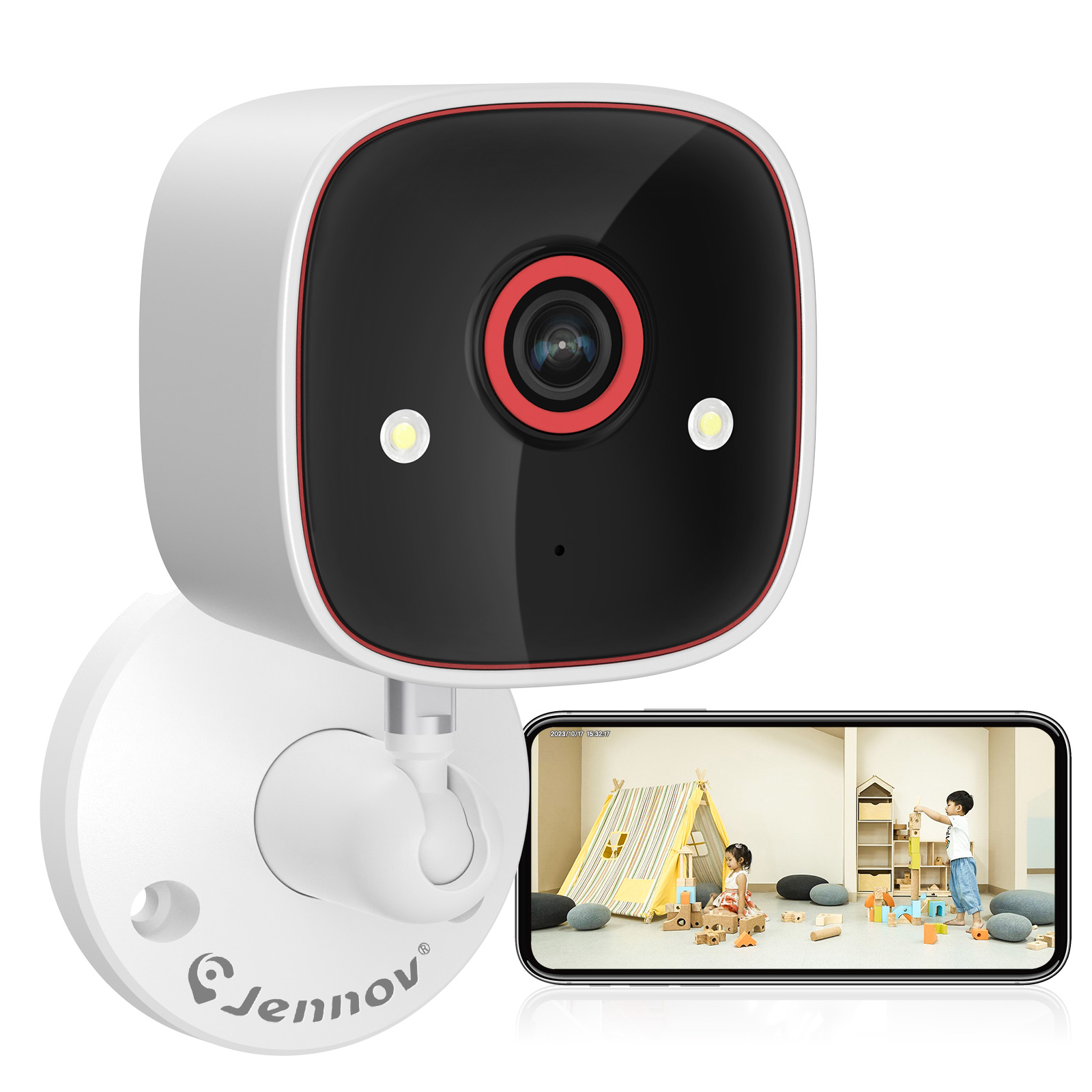 防犯カメラ 監視カメラ ワイヤレス 屋外 室内 家庭用 AI人体検知 人感