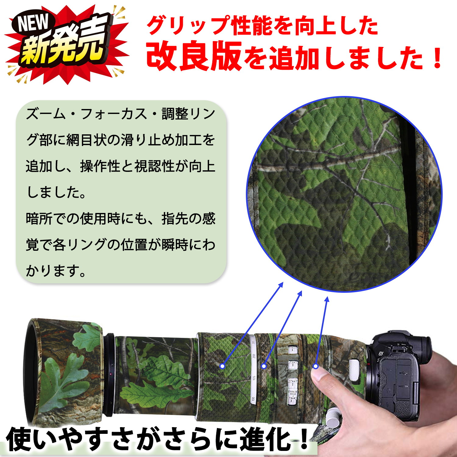 改良版追加】キヤノンレンズカバー 防水素材 レンズ保護カバー CANON